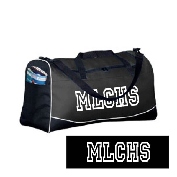 MLCHS FB Fundraiser Gym Bag – A1911 Black/Black/White
