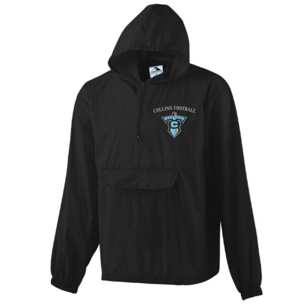 MLCHS FB Fundraiser Hooded Pullover Pouch Raincoat- A31300 Black