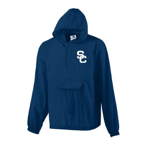 SC FB Fundraiser Hooded Pullover Pouch Raincoat- A31300 Navy