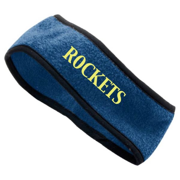 SC FB Fundraiser Embroidered Rockets Fleece Headband - A6753 Navy