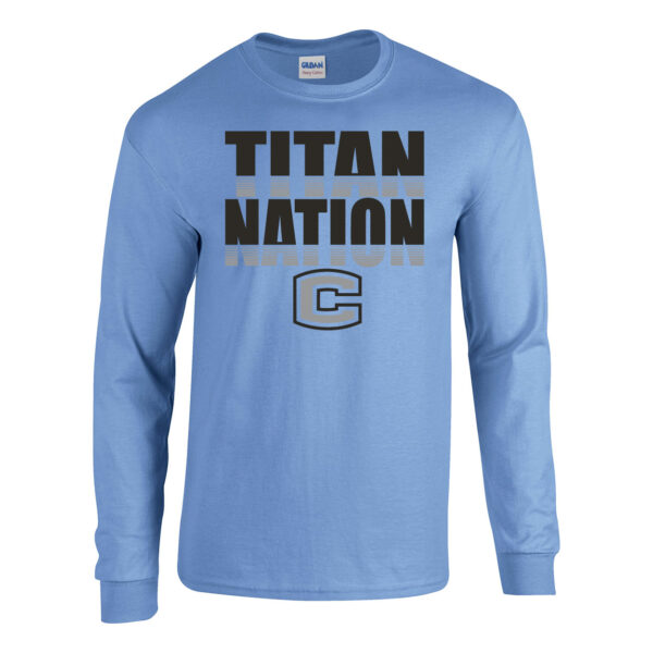 MLCHS FB Fundraiser Long Sleeve Tee- G540 Carolina Blue