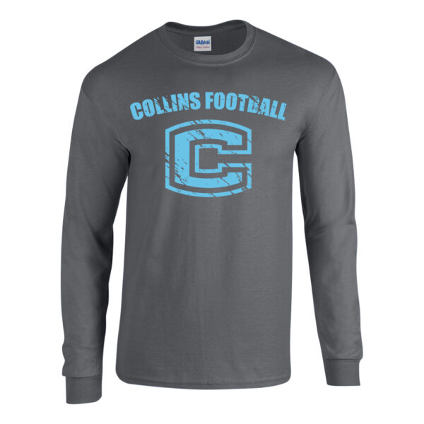 MLCHS FB Fundraiser Long Sleeve Tee- G540 Charcoal