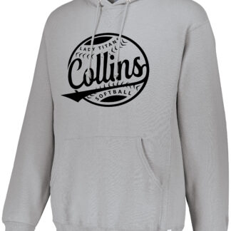 Collins - Dri-power fleece Hoodie Grey - R695HBM